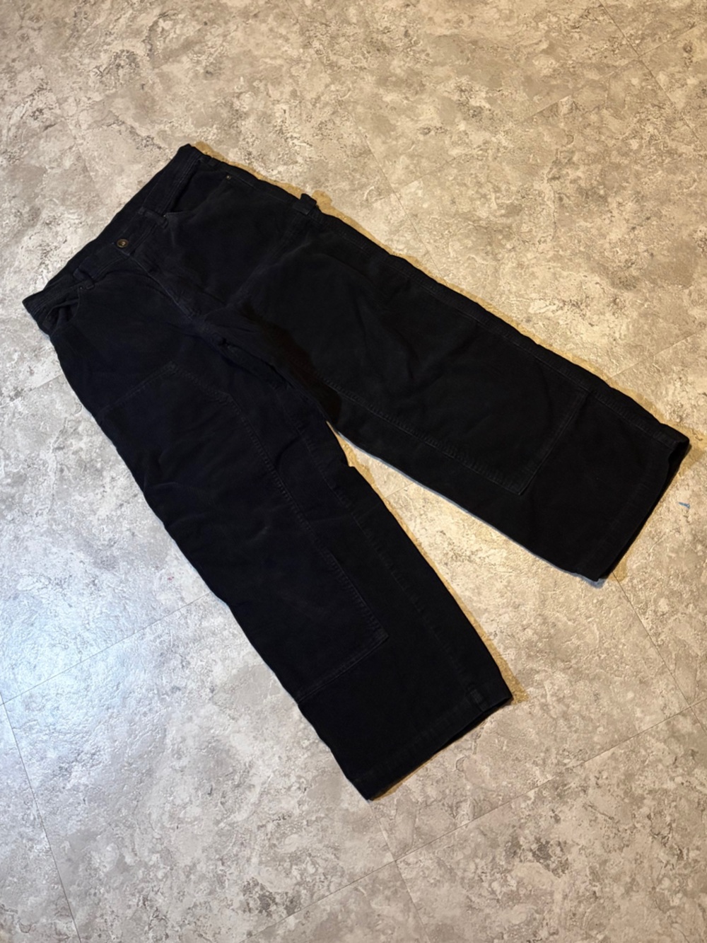 No Boundaries Black Corduroy Straight Pants | 32x31 | streetwear | grunge